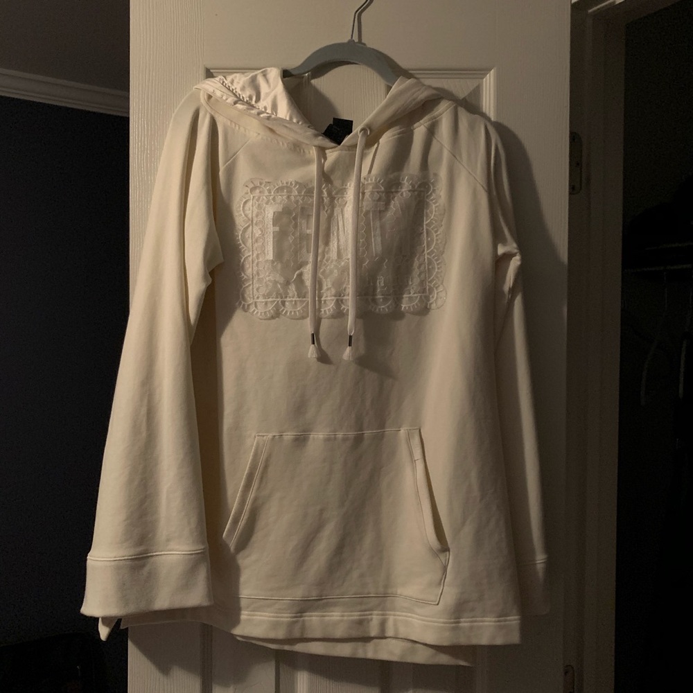 Fenty puma white goddess sweatshirt